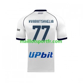 Maillot de Foot SSC Naples Khvicha Kvaratskhelia 77 Exterieur 2023/24